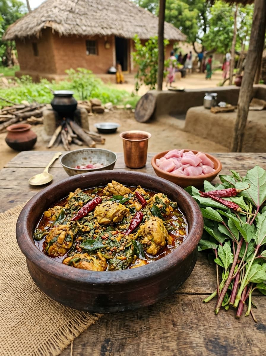 Gongura Chicken Boneless